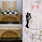 Wedding Gift - Wine Box - M + S Designs - Xplorioâ„¢ Gansbaai