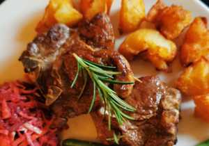 Three Lamb Loin Chops