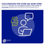 Vaccination for over 60s open