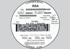 Renewing a Vehicle License Disc via EFT