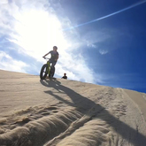 Riding down the dunes - Fatbike Tours - Xplorioâ„¢ Gansbaai