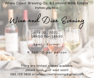 12 June 2021: Wine and Dine Evening