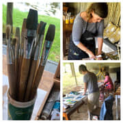 Painted Landscape Collage Workshop 30th June 2021