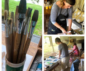 Painted Landscape Collage Workshop 30th June 2021