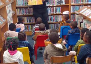 Mount Pleasant Library Encouraging Children To Read