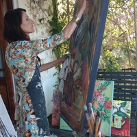 Working on Mother and Child - Annelene (Lientjie) van der Colff - Xplorioâ„¢ Gansbaai