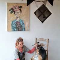 Painting in Baardskeerdersbos - Annelene (Lientjie) van der Colff - Xplorioâ„¢ Gansbaai