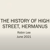 The History of High Street, Hermanus by Dr Robin Lee