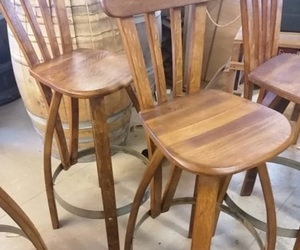 Wine Barrel Bar Stools -Â R880 each!