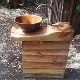 Spalted - Outside Wooden Basin - Xplorioâ„¢ Gansbaai