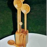 Spalted - Wooden Spoon Set - Xplorioâ„¢ Gansbaai