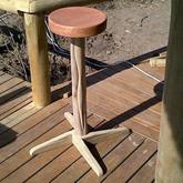 Spalted - Wooden Stool - Xplorioâ„¢ Gansbaai