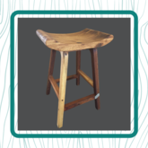 Black Wood Bar Stool - M + S Designs - Xplorioâ„¢ Gansbaai