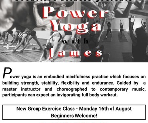 Every Monday: Power Yoga with James