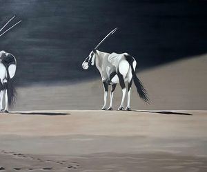 170 x 90cm Boxed Oil on Canvas byÂ Andre Peypers