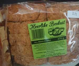 Rusks: R38 per packet