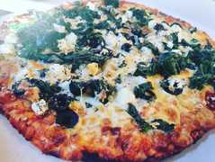 New Pizza:Â Spanakopizza!