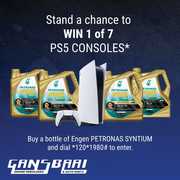 Stand a chance to WIN 1 of 7 PS5 consoles!