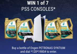 Stand a chance to WIN 1 of 7 PS5 consoles!