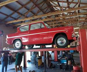 Full exhaust on this beautifully kept Anglia