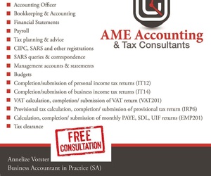 Services Available from AME Accounting
