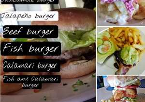 Burgers Available atÂ On The Edge Restaurant