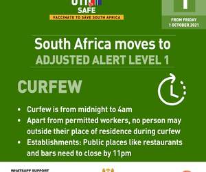 SOUTH AFRICA MOVES TO ADJUSTED ALERT LEVEL 1