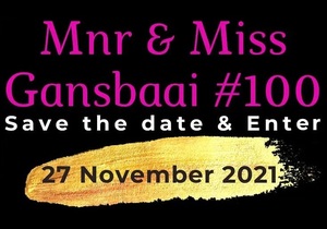 SAVE THE DATE! Mnr and Miss Gansbaai