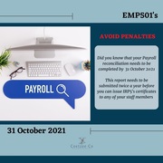 Payroll Reconciliation:Â 31 October 2021