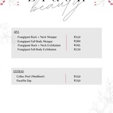Price list 3