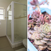 South Point Lâ€™Agulhas Self Catering - Unit 4 Bathroom