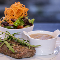 Steak and Salad - Blue Goose - Xplorioâ„¢ Gansbaai