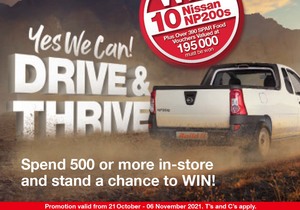 Stand a chance to WIN 1 of 10 Nissan NP200s!