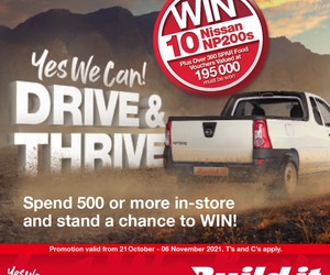 Stand a chance to WIN 1 of 10 Nissan NP200s!
