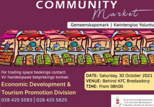 30 October 2021: Official Opening of the Community Market
