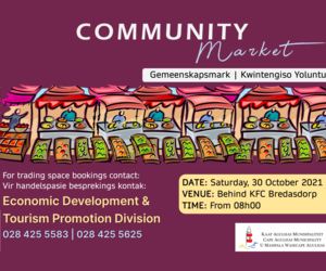 30 October 2021: Official Opening of the Community Market