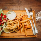 Calamari - Jolly Rooster @ Fynbos Distillery - Xplorioâ„¢ Stanford