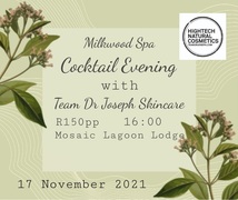17 November 2021: Cocktail Evening with Team Dr Joseph Skincare
