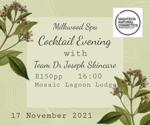 17 November 2021: Cocktail Evening with Team Dr Joseph Skincare