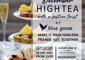 18 December 2021:Â Champagne High Tea