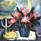 Art Still Life with Proteas - Annelene (Lientjie) van der Colff - Xplorioâ„¢ Gansbaai
