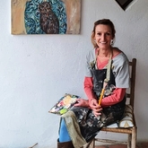 Painting in Baardskeerdersbos - Annelene (Lientjie) van der Colff - Xplorioâ„¢ Gansbaai