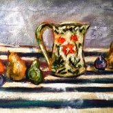 Still Life Kitchen Table with Fruit - Annelene (Lientjie) van der Colff - Xplorioâ„¢ Gansbaai