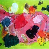 Intuitive Abstract Art - Holy Cow! - Annelene (Lientjie) van der Colff - Xplorioâ„¢ Gansbaai