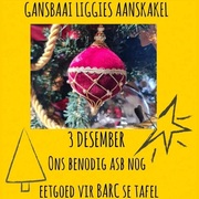 Gansbaai Liggies Aanskakel: BARC KortÂ Eetgoed