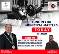 Tune in for a repeatÂ of Municipal matters on Radio Overberg
