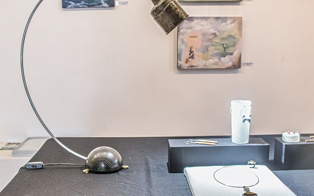 Light armatures made of recycled materials by Jan Vingerhoets from Baardskeerdersbos.