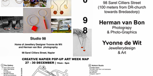 Announcement of the 'Creative Napier'  event in the last week of December.