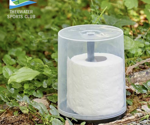 Camping Tips:Â Use an old CD stacker case for toilet paper storage