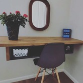 Mirror with Floating Shelf-Desk - M + S Designs - Xplorioâ„¢ Gansbaai